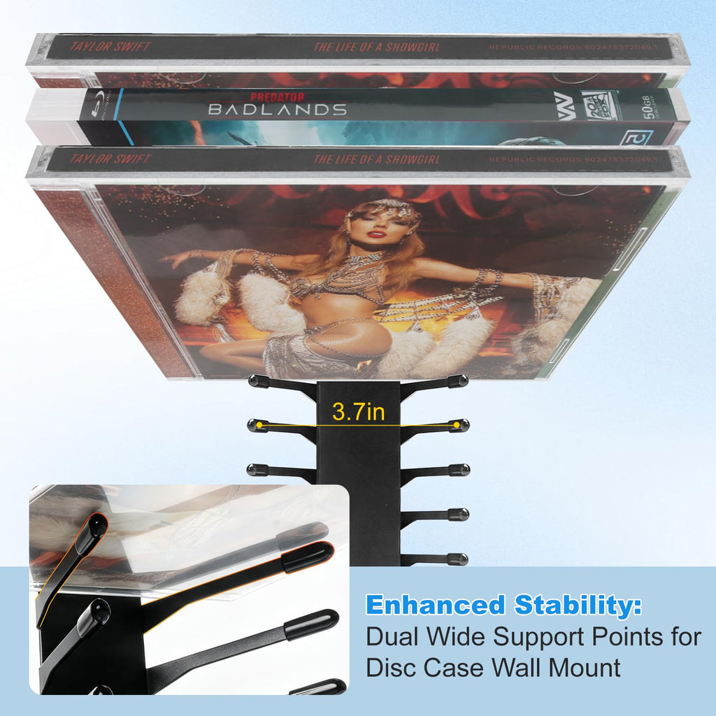 Anti-Drop CD Storage Shelf 6 Pack M899