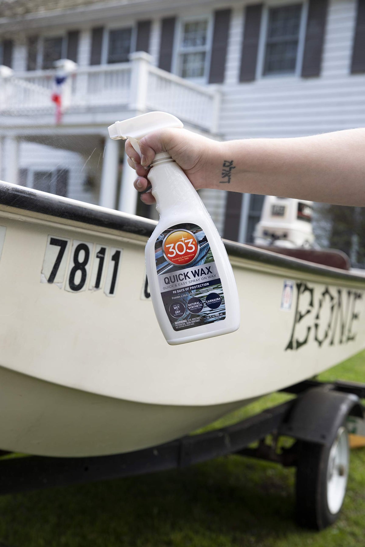 Marine Quick Wax Spray On Carnauba Wax 32 fl. oz. 6 Pack E890198