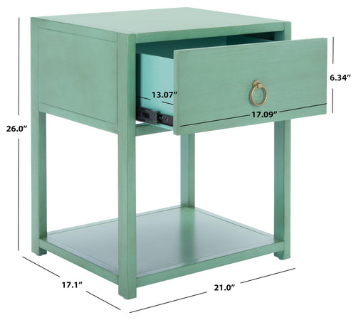1 Drawer Wood Night Stand N808