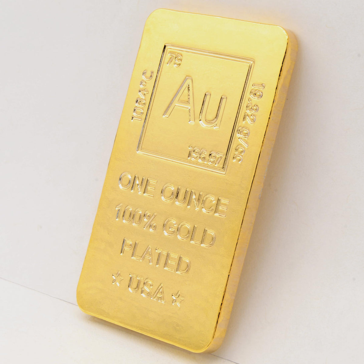 1 oz Gold Plated Bar D851279