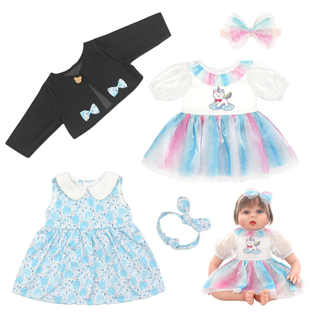 2 Sets Doll Clothes for 20-22 Inch Dolls R6884