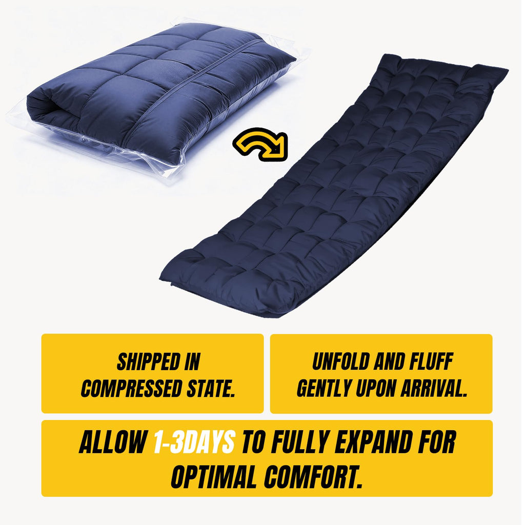 Folding Camping Cot with Removable Mattress and Carry Bag X593616