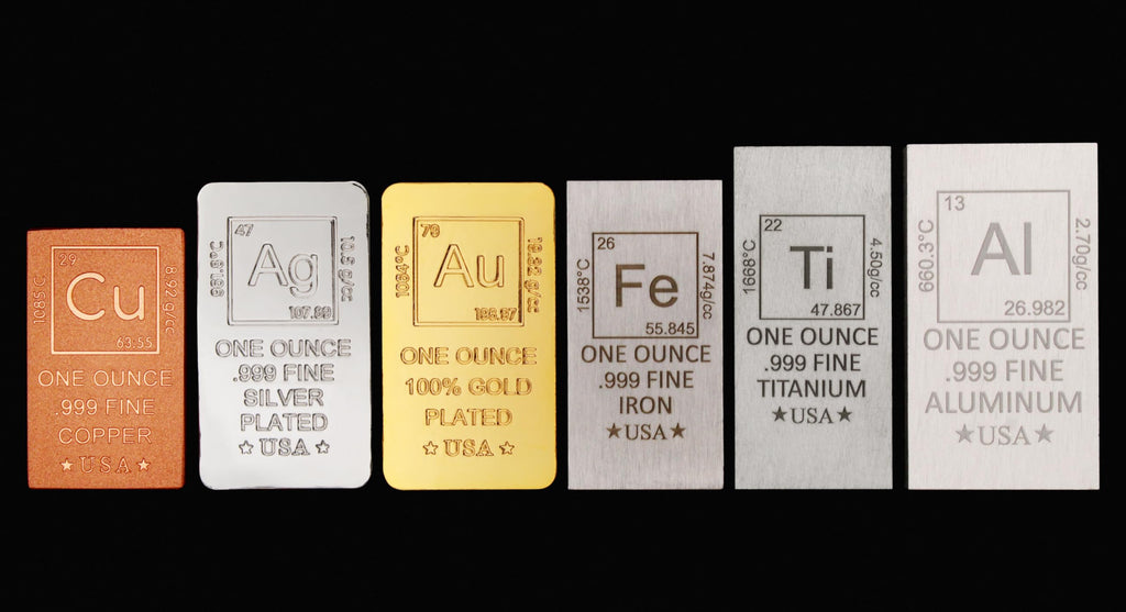 1 oz Gold Plated Bar D851279
