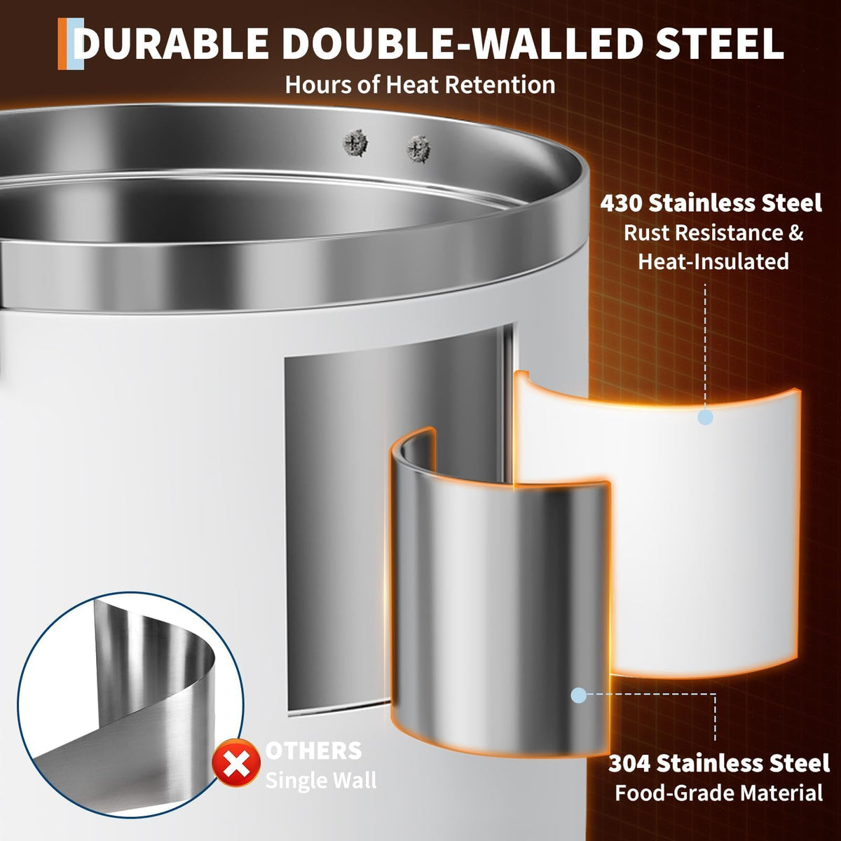 80-Cup Stainless Steel Commercial Coffee Urn C838699