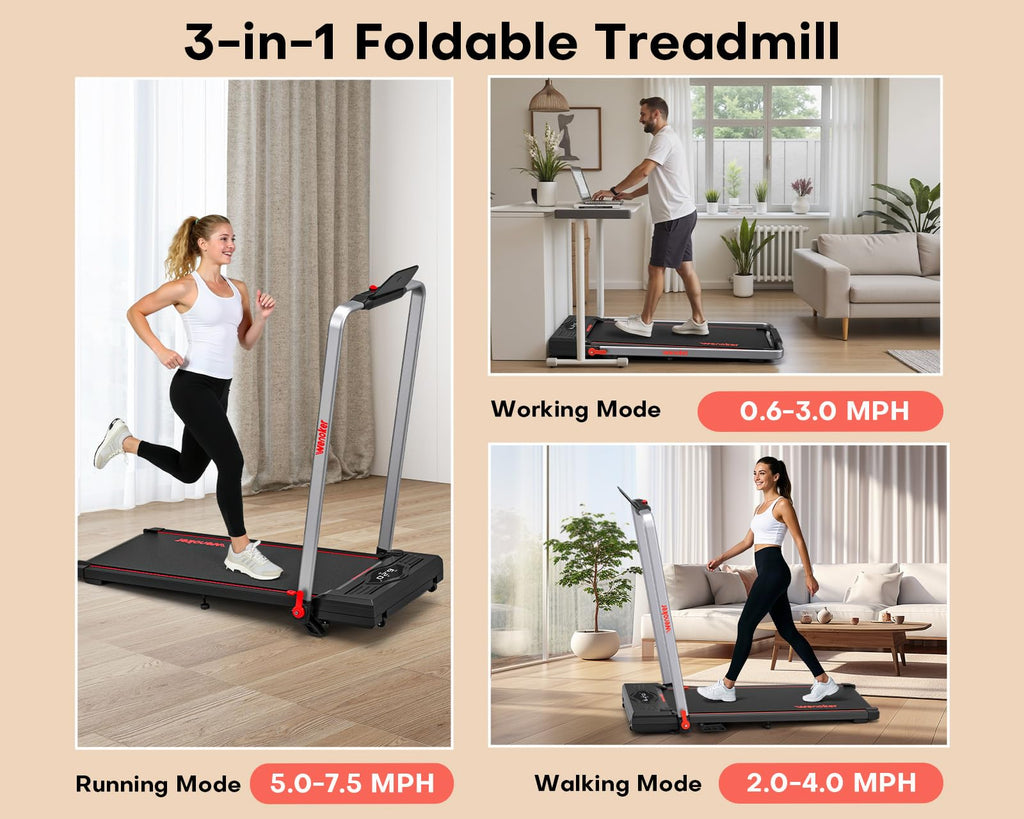Walking Pad Treadmill with Safety Handle U291