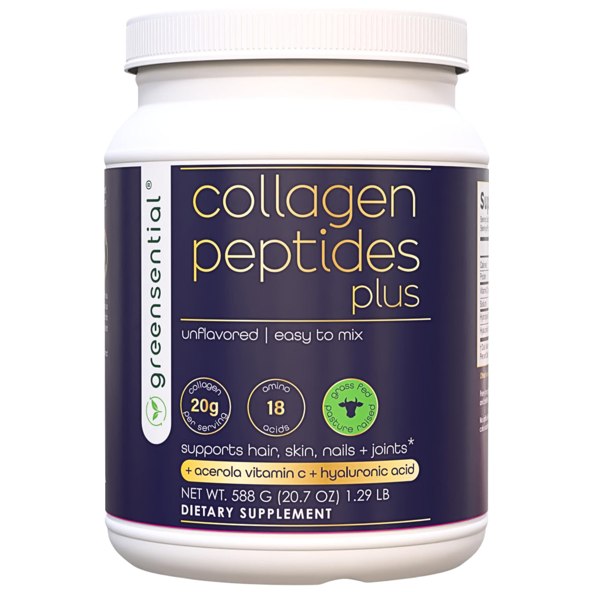 Collagen Peptides Powder 21oz Unflavored Z491147