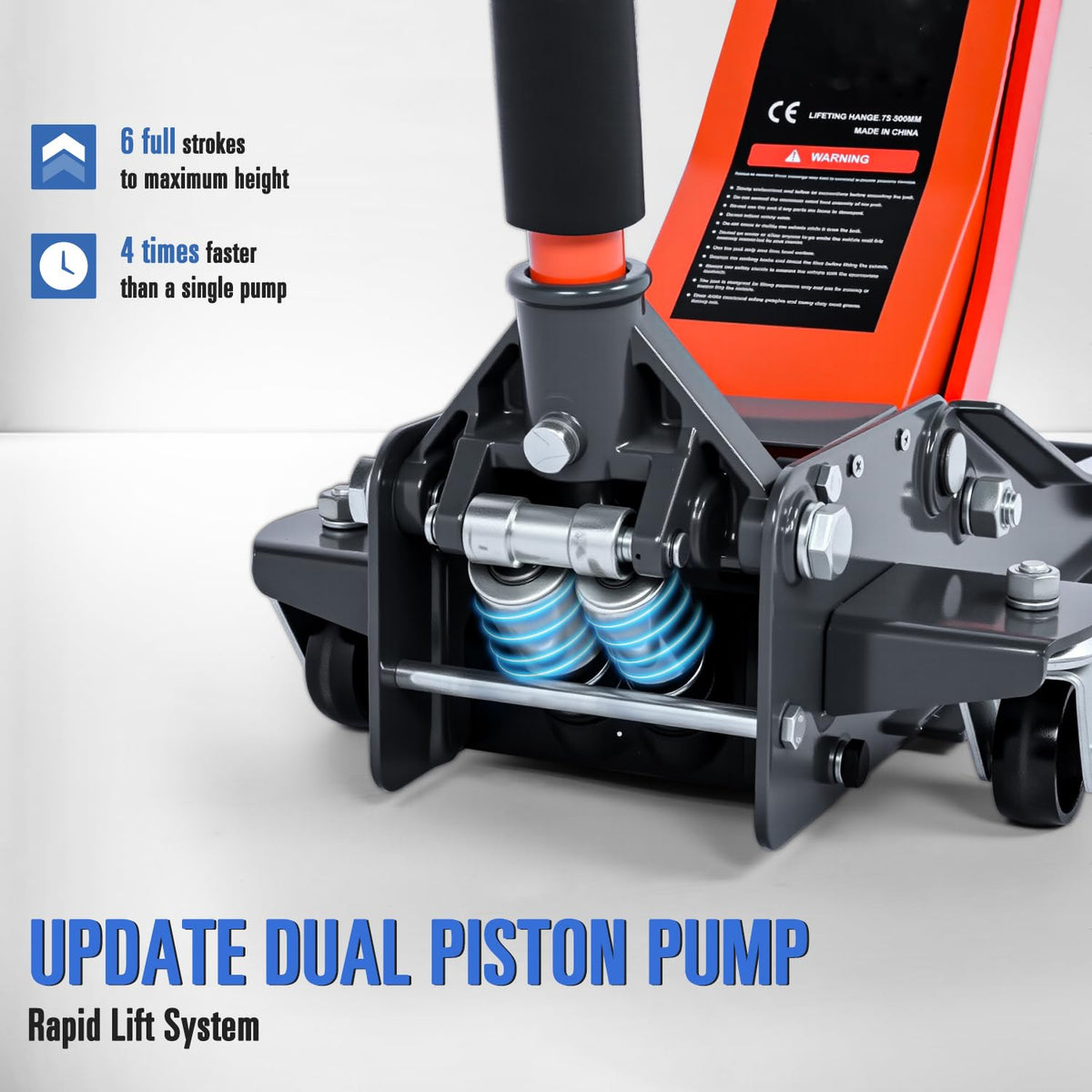 3 Ton Low Profile Hydraulic Floor Jack H156
