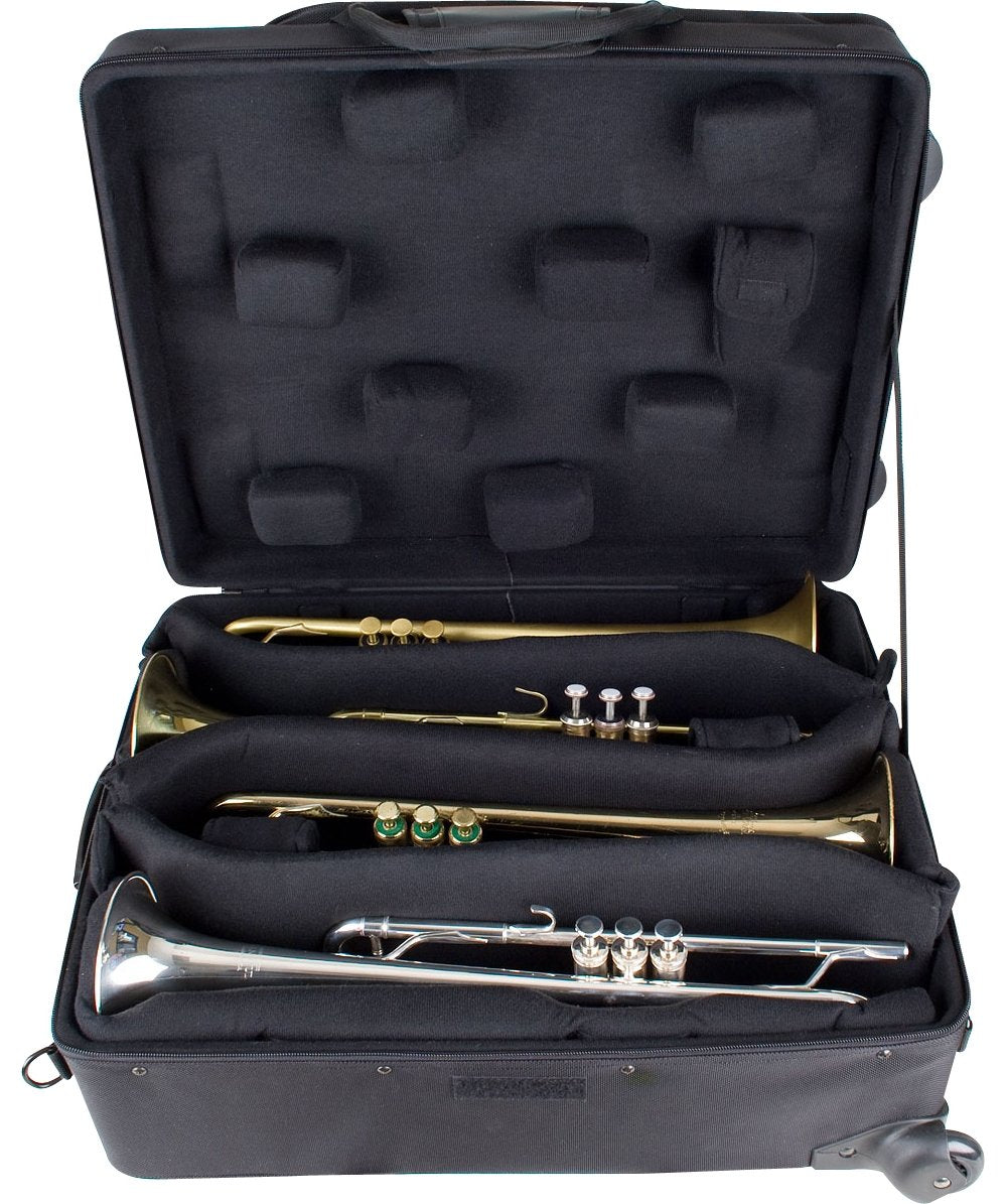 Black Trumpet Case with Wheels M19323