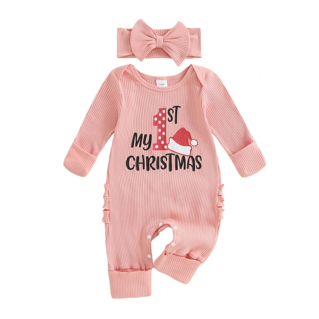 Baby Girl Long Sleeve Romper Jumpsuit U3808