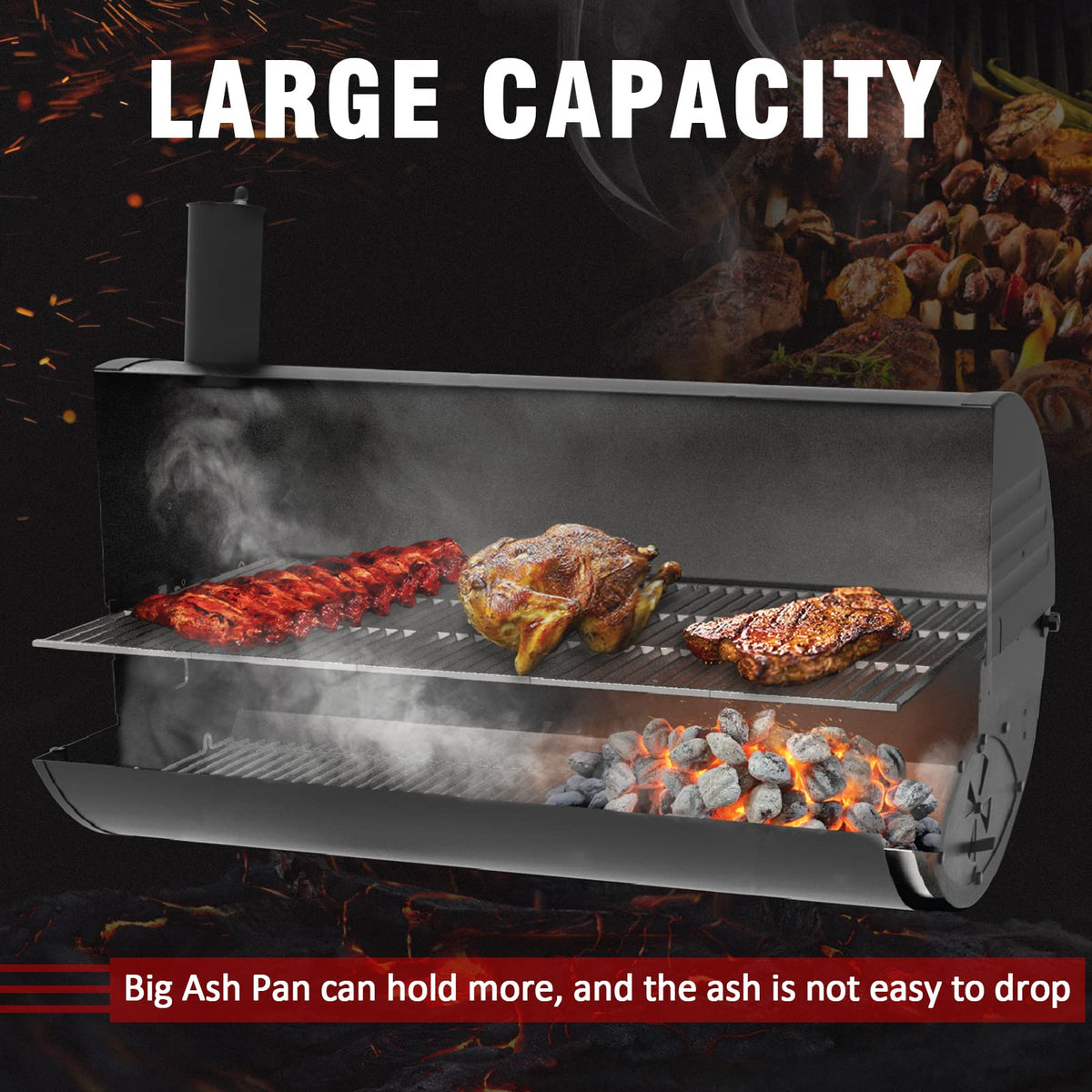 27 Inch Ash Pan with Fire Grate R5051