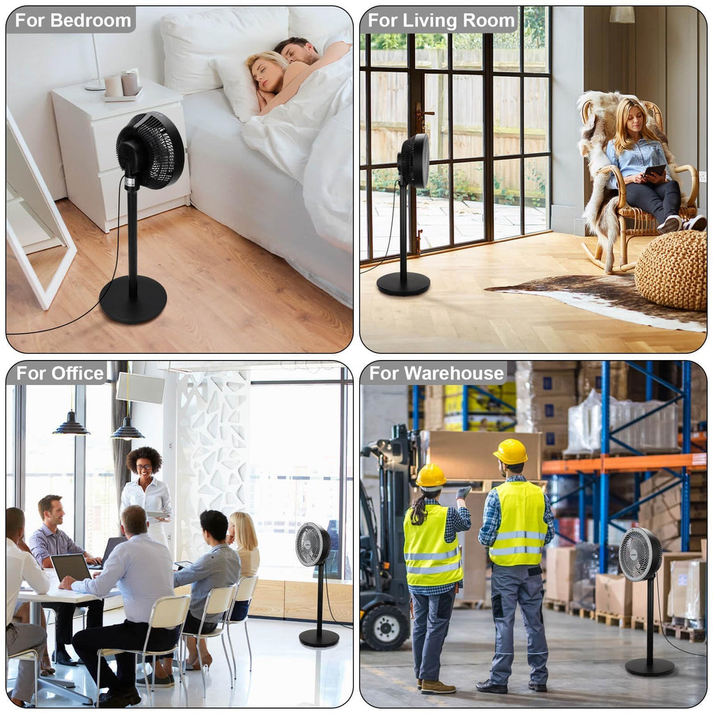 Oscillating Pedestal Fan with Remote Control V676695
