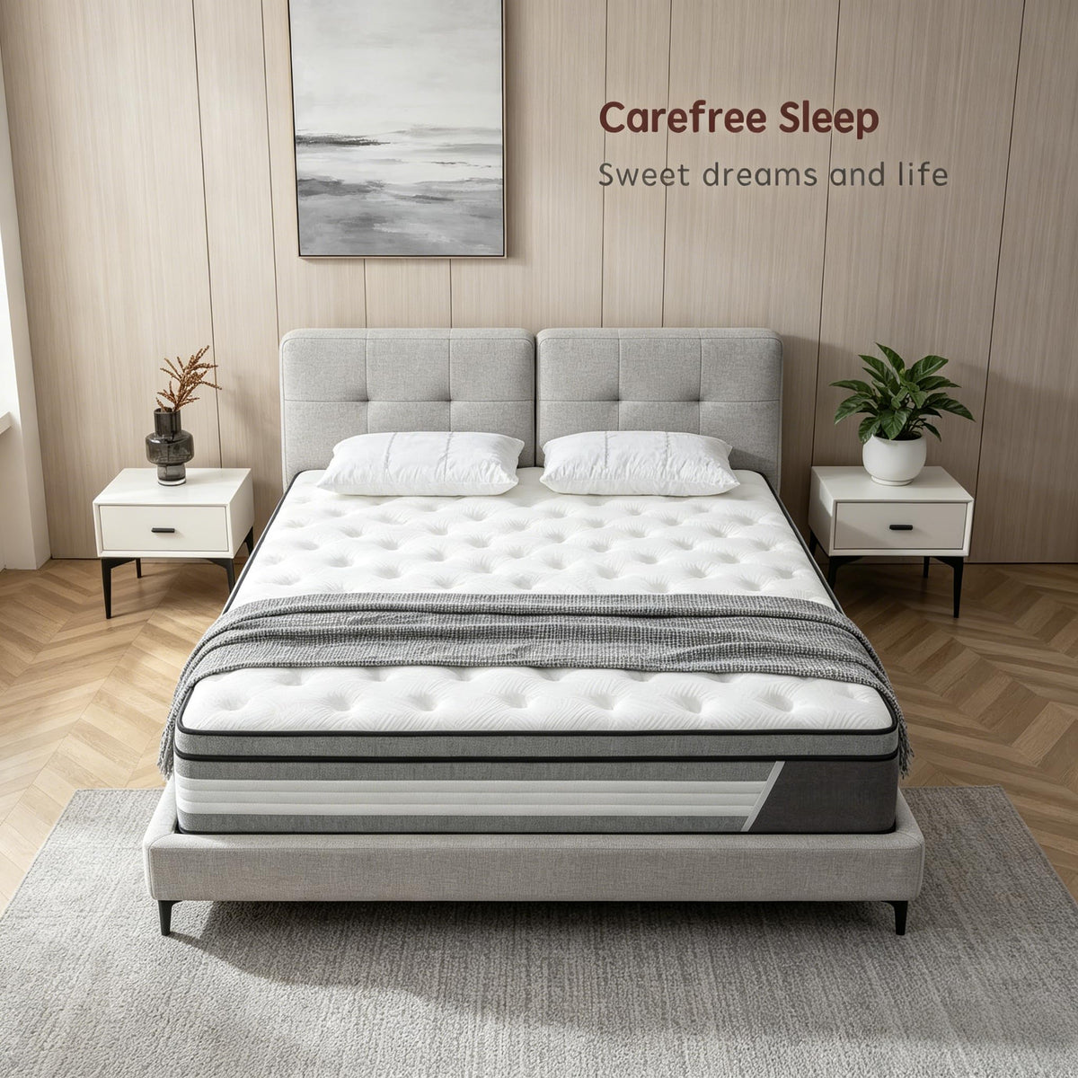 10 Inch Cooling Hybrid Full Mattress O22967
