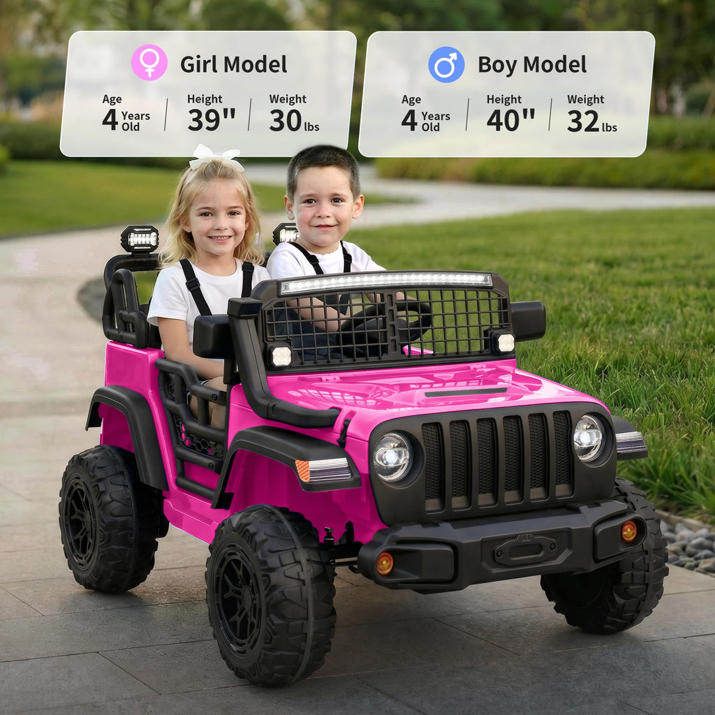 2 Seater 24V Electric Ride on Car with Remote A4750