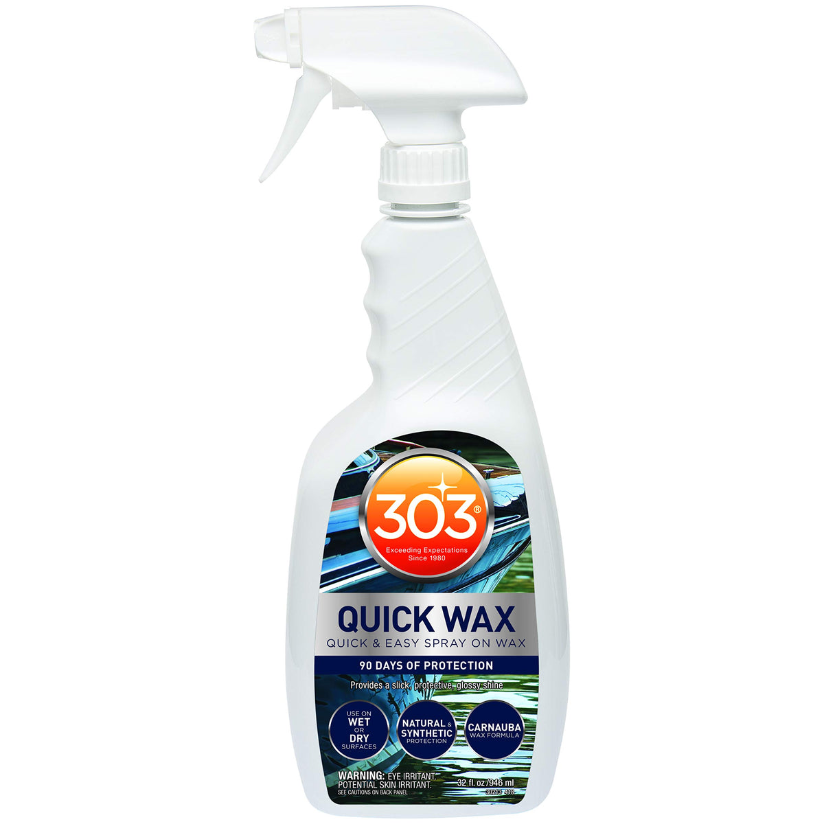 Marine Quick Wax Spray On Carnauba Wax 32 fl. oz. 6 Pack E890198