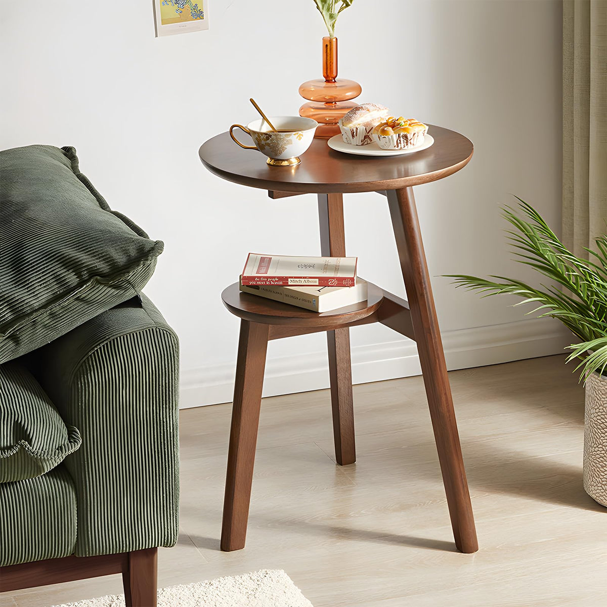 2-Tier Round Side Table F3838