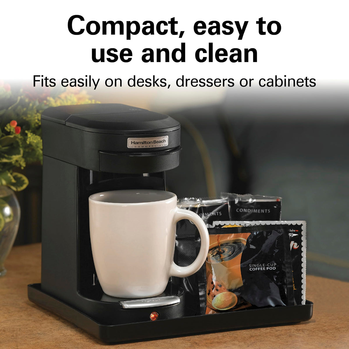 Black Single Serve Pod Coffeemaker D927