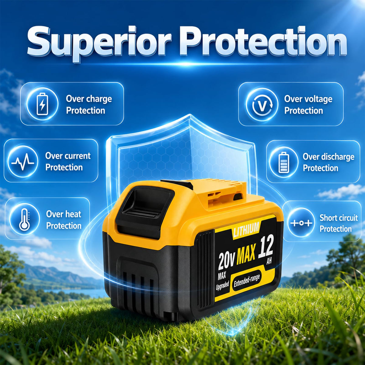 12000mAh Lithium Battery Replacement W341113