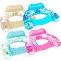 Inflatable Pool Chairs with Cup Holders, 4 Pack A231
