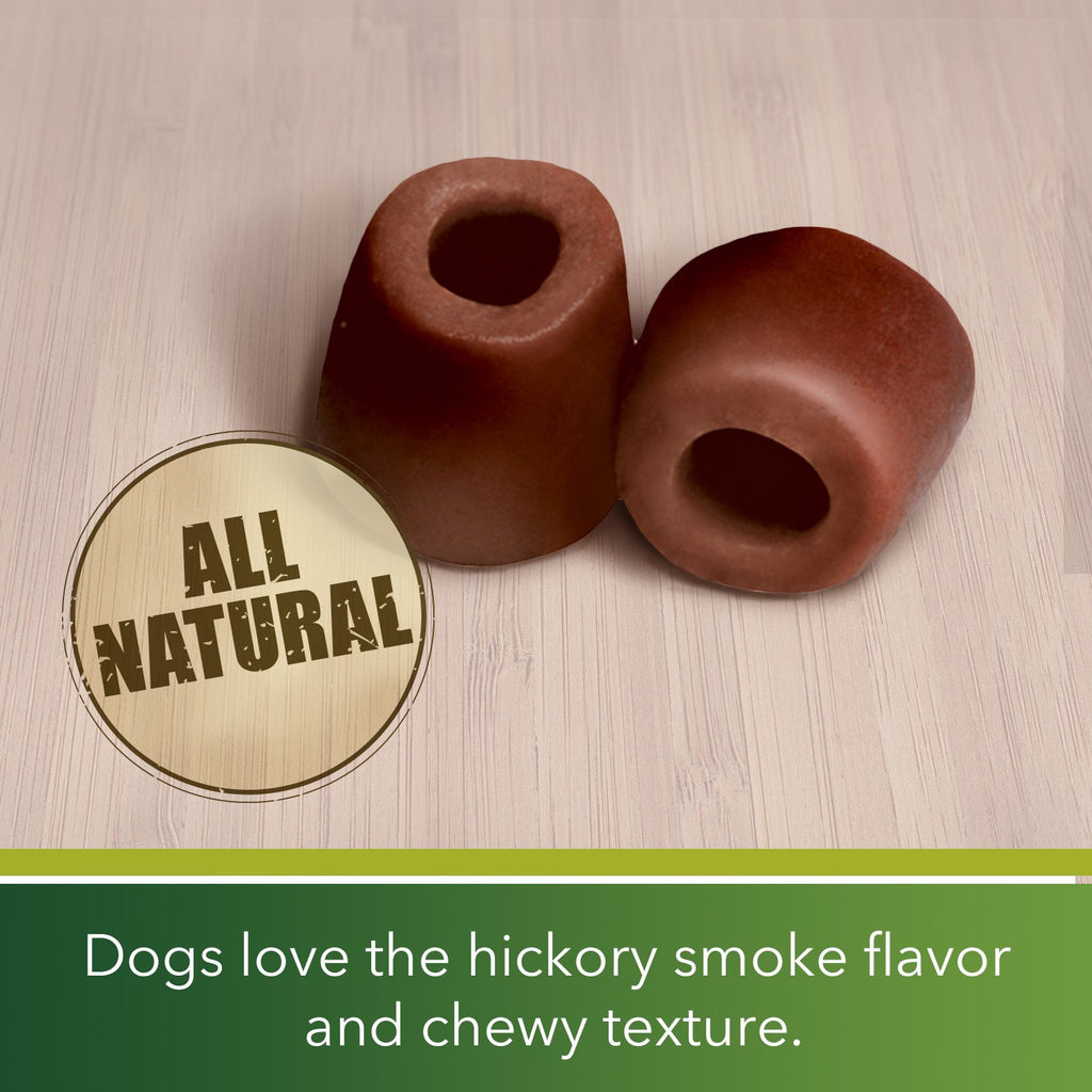 Hickory Smoke Tablet Size Dog Treats 30 Count Pack of 6 D1810