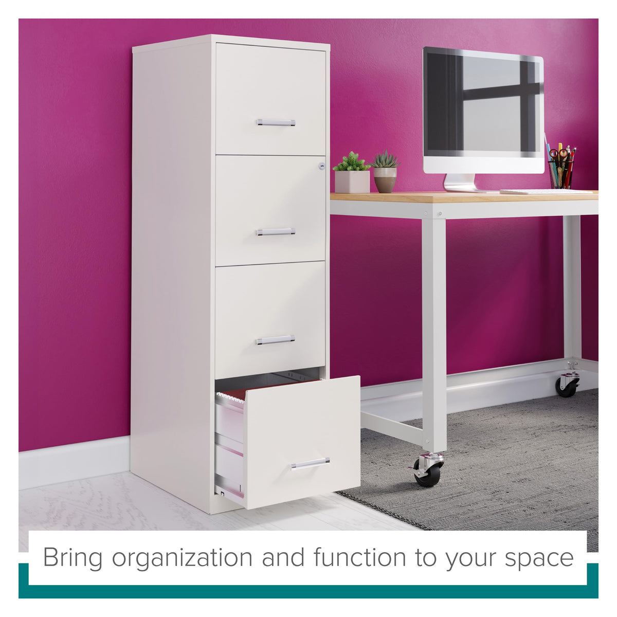 4 Drawer Vertical Steel File Cabinet E704814
