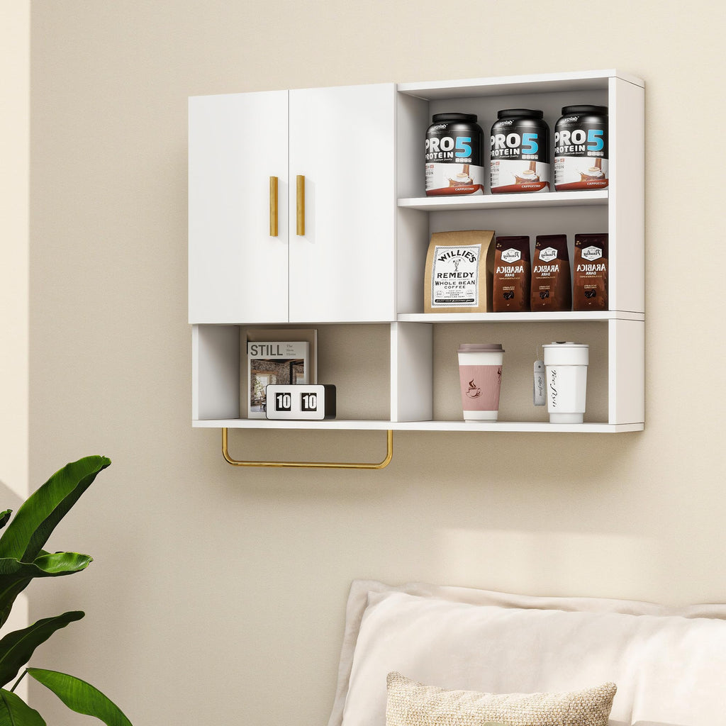 Wood Wall Mounted Bathroom Cabinet Y16321