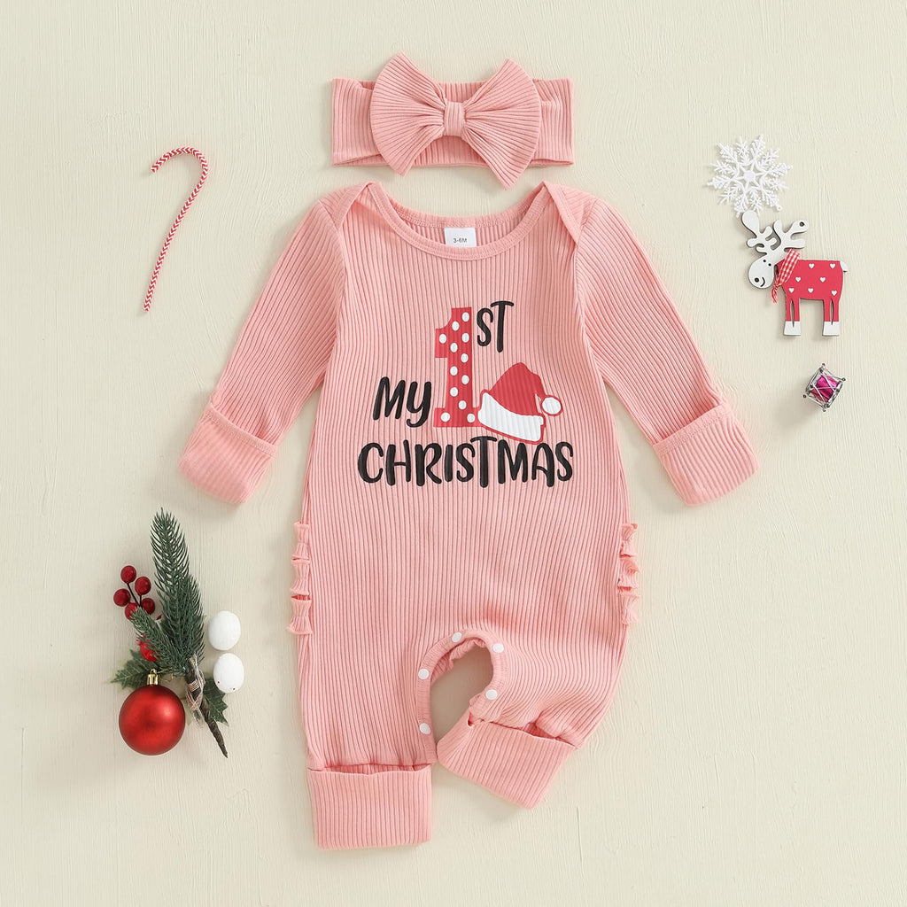 Baby Girl Long Sleeve Romper Jumpsuit U3808