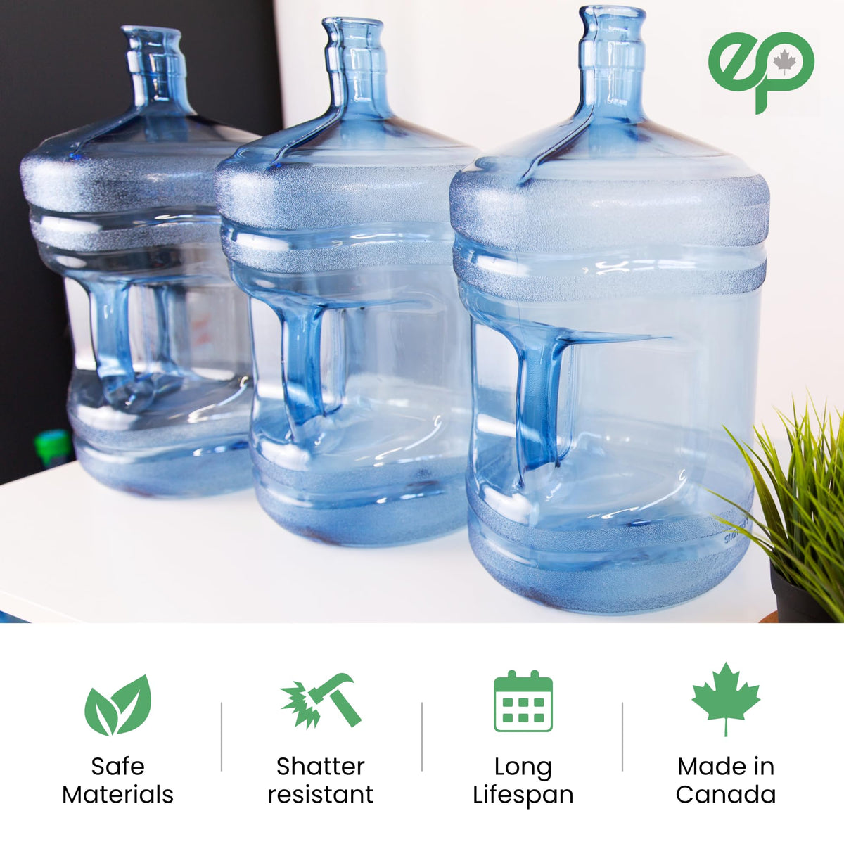 5 Gallon Reusable Plastic Water Jug M430