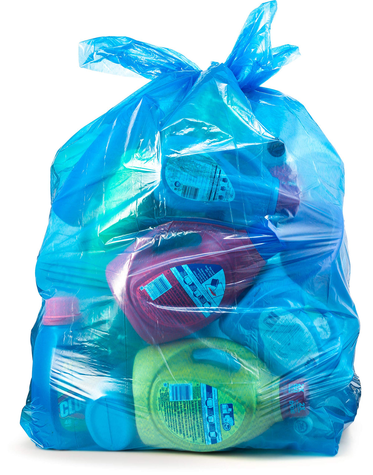 Blue Heavy Duty 33 Gallon Trash Bags 100 Count Z6315