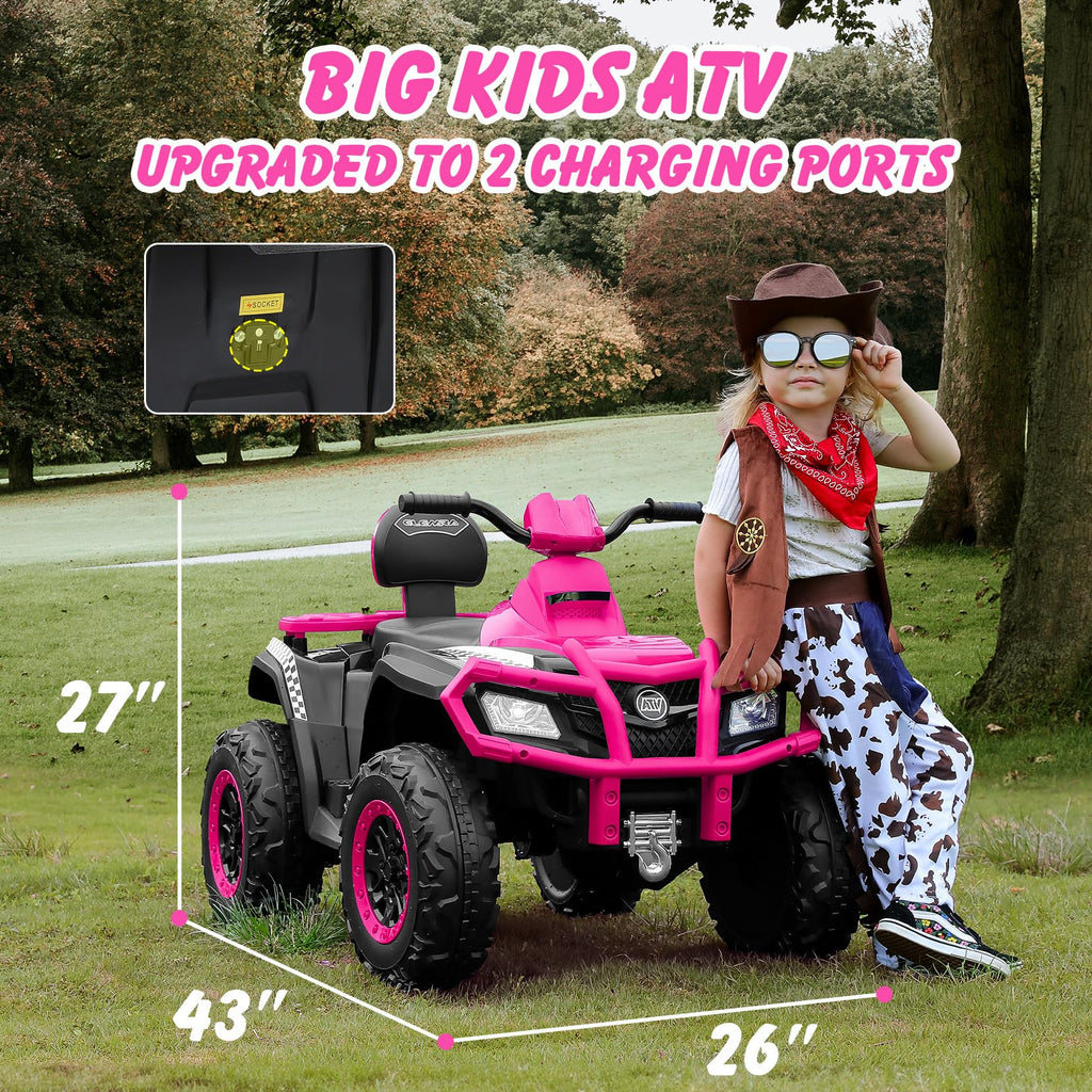 24V 2 Seater 4WD Off-Road Ride on ATV G510604